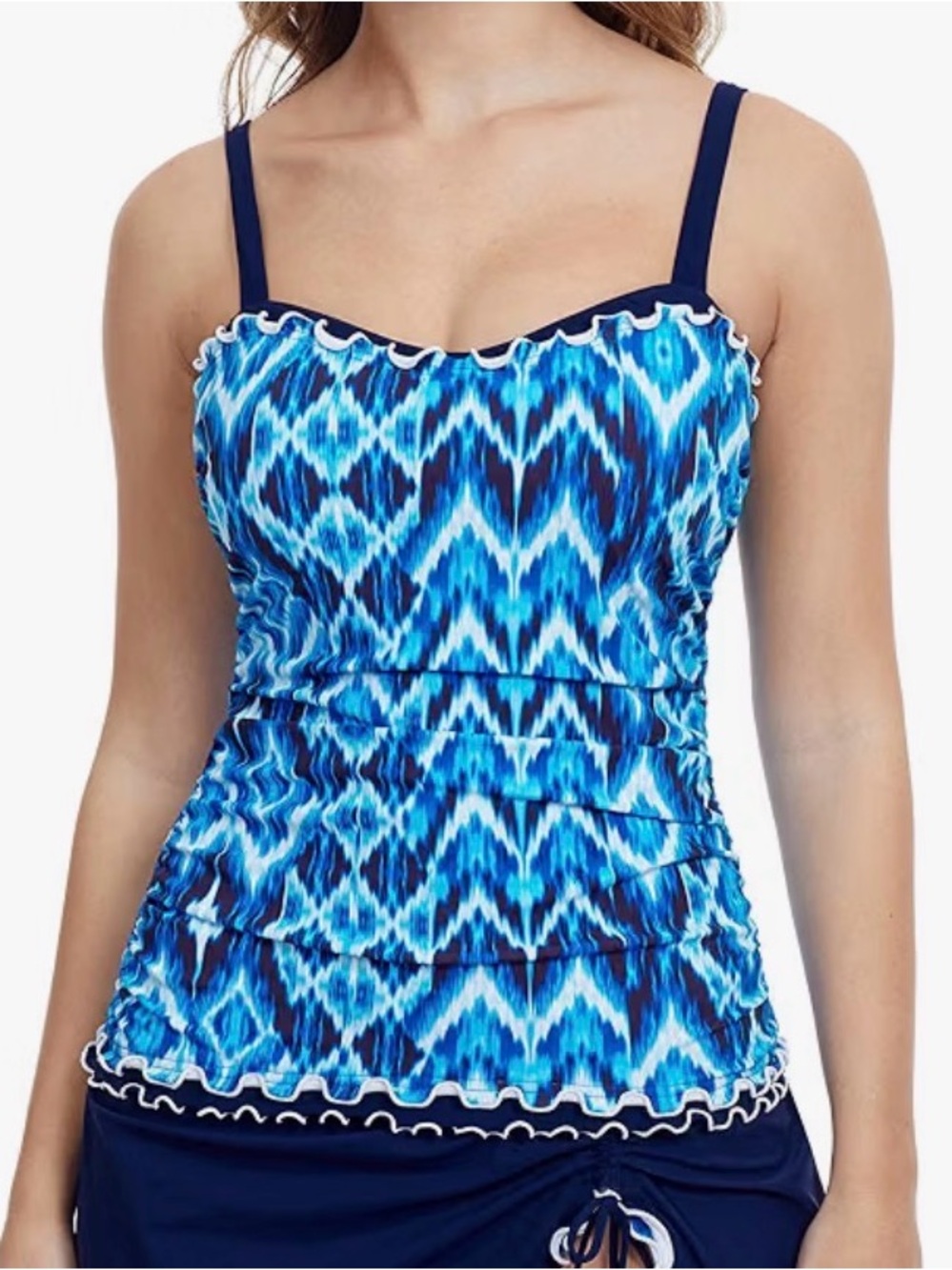 Profile by Gottex Women's Ocean Blues D-Cup Tankini, 32D